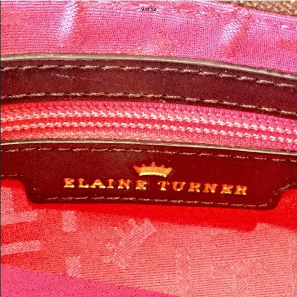 ELAINE TURNER Gold Sequin Evening Clutch Purse Wristlet Incl Mirror NWT - Picture 9 of 12